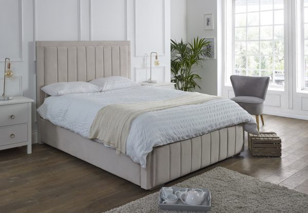 Bamper Bar Panel Bed With Optional Mattress And Storage