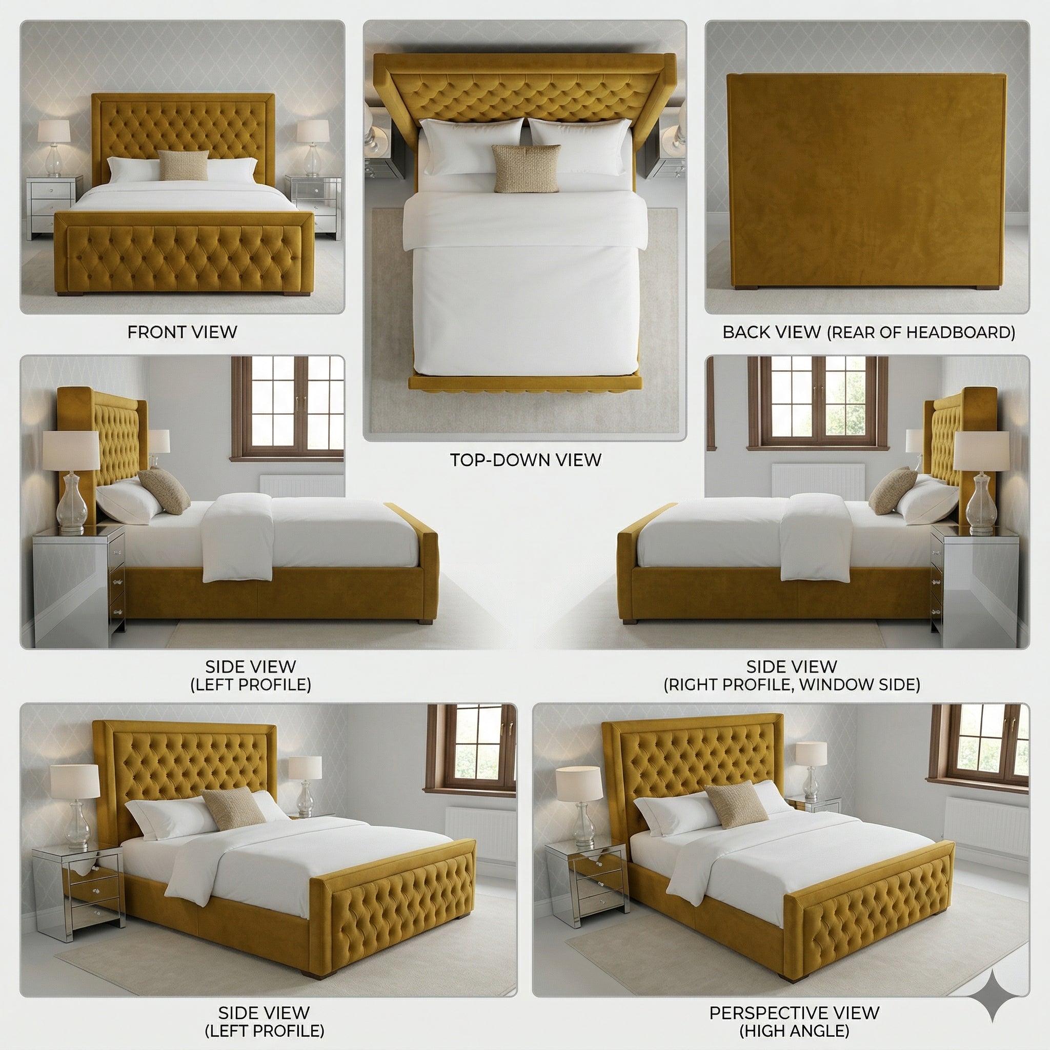 Hilton Bed With Optional Mattress And Storage