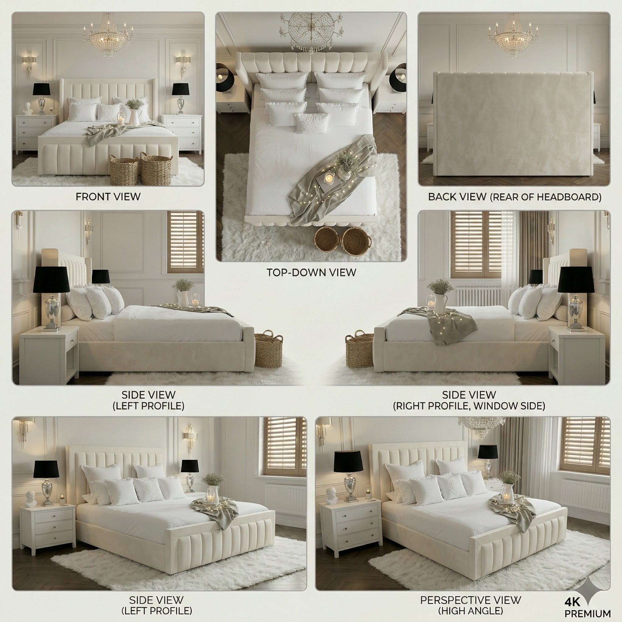 Bamper Bar Panel Bed With Optional Mattress And Storage